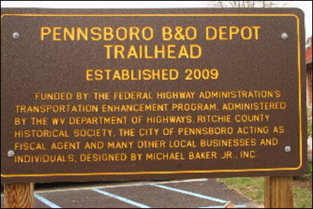 Pennsboro WV Trailhead